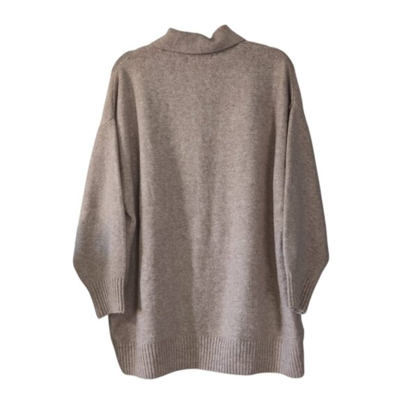 Mango Wool Blend Preppy Old Money Oversized Tennis Prep Polo Sweater M/L - Picture 3 of 7